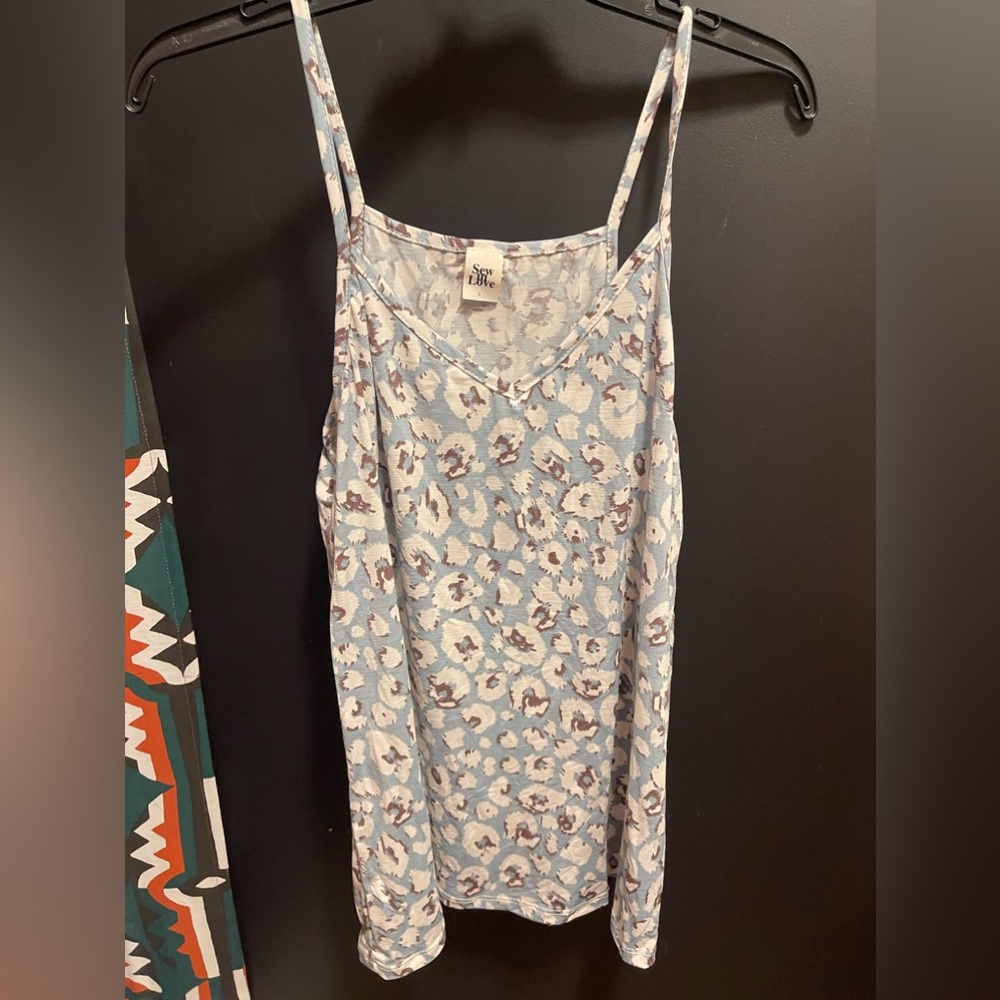 Sew In Love animal print tank